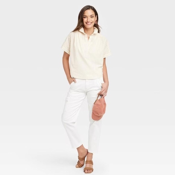 Universal Thread White Boyfriend Jeans - Picture 1 of 10